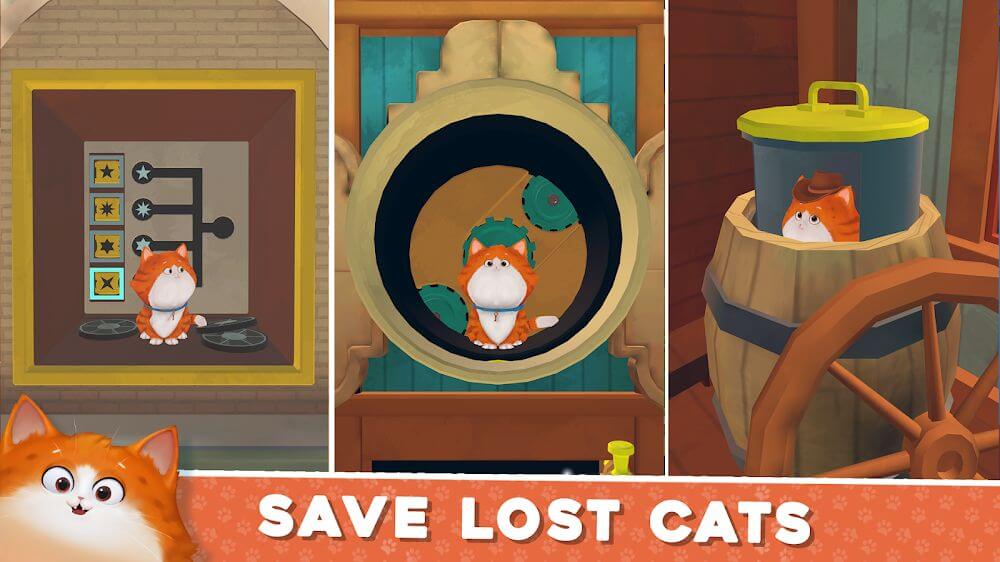 Cats in Time v1.4818.2 MOD APK (Free Shopping, Unlocked All Levels)