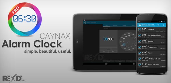 Caynax Alarm clock PRO 8.1.3 APK for Android