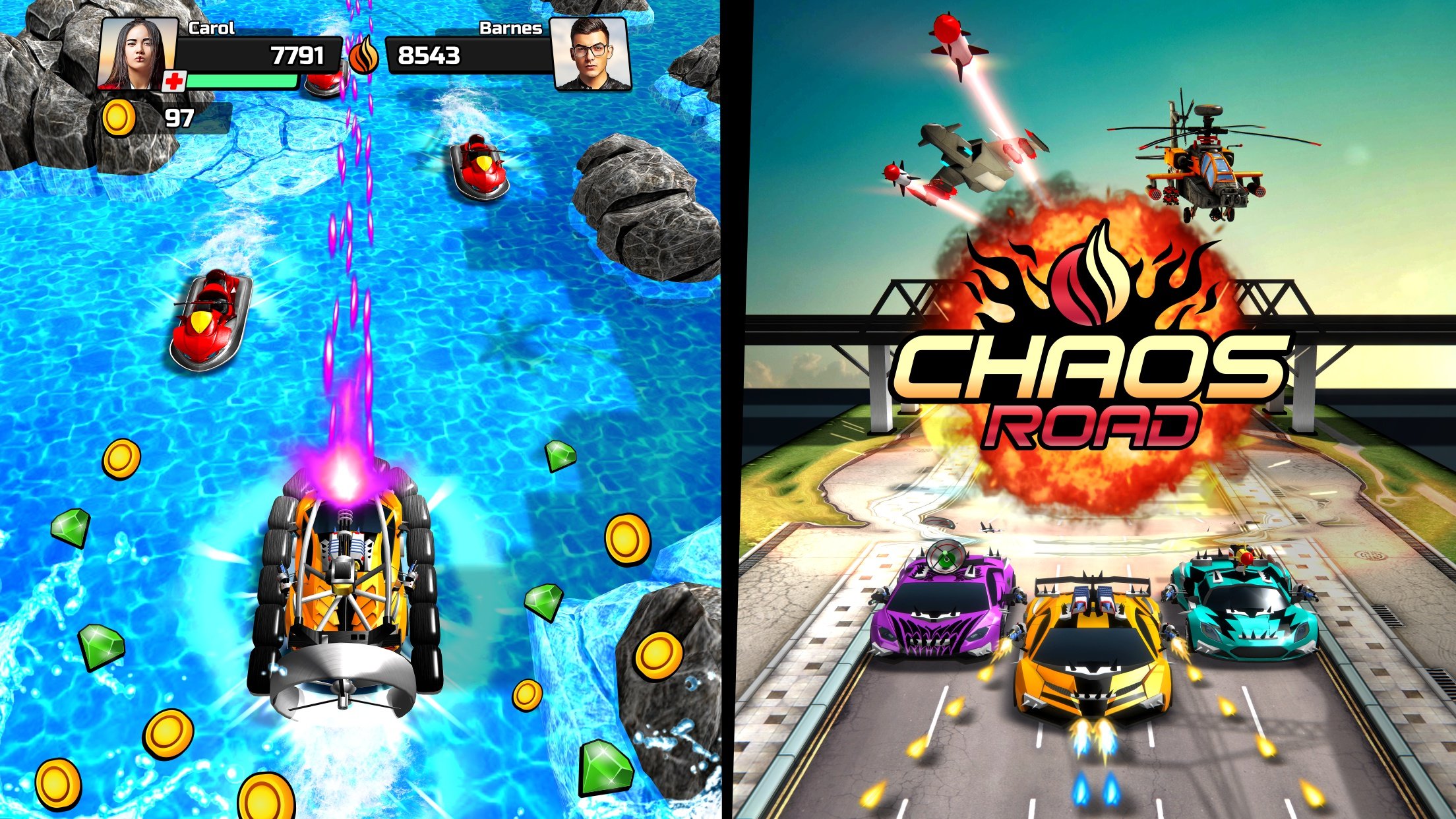 Chaos Road MOD APK 5.12.4 (Damage Multiplier)