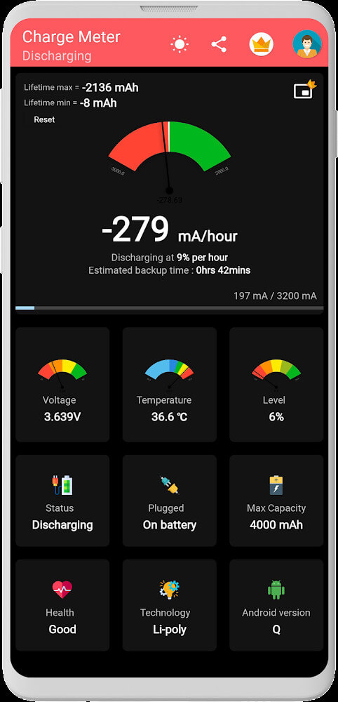 Charge Meter v2.7.6 APK + MOD (Premium Unlocked)