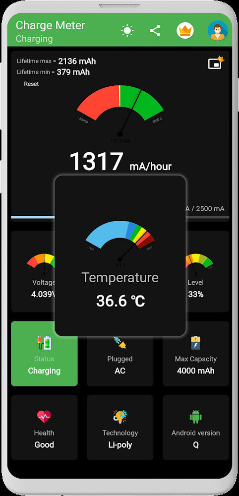 Charge Meter v2.7.6 APK + MOD (Premium Unlocked)