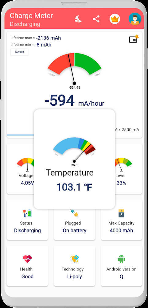 Charge Meter v2.7.6 APK + MOD (Premium Unlocked)