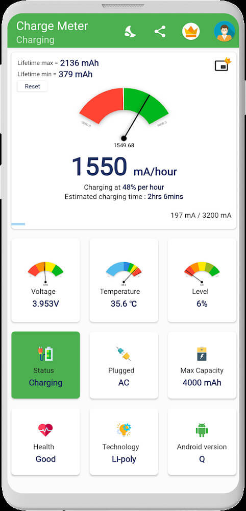 Charge Meter v2.7.6 APK + MOD (Premium Unlocked)