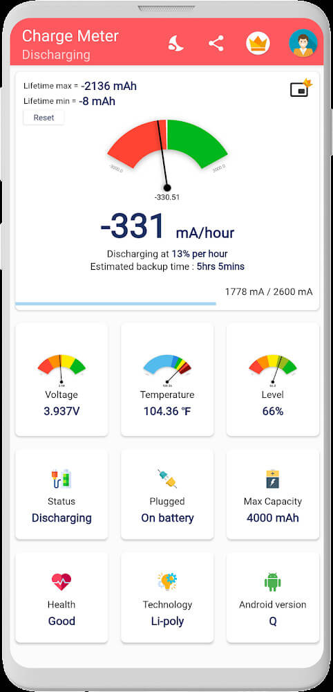 Charge Meter v2.7.6 APK + MOD (Premium Unlocked)