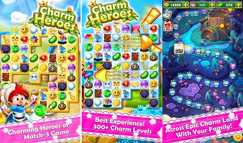 Charm Heroes – The Match King 1.1.0 Apk Mod Lives, Cash, Coins