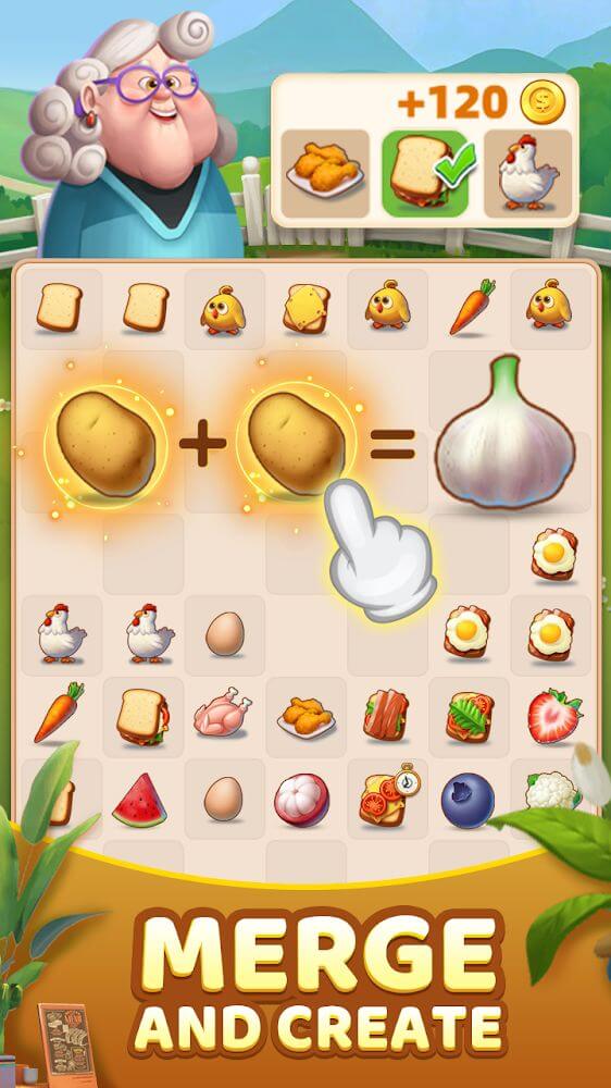 Chef Merge v1.7.2 MOD APK (Unlimited Diamonds, Energy)