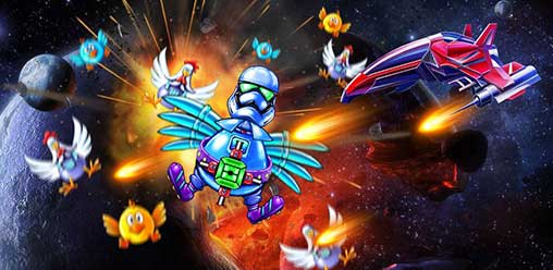 Chicken Shooter: Space Shooting 2.1 Apk + Mod Money for Android