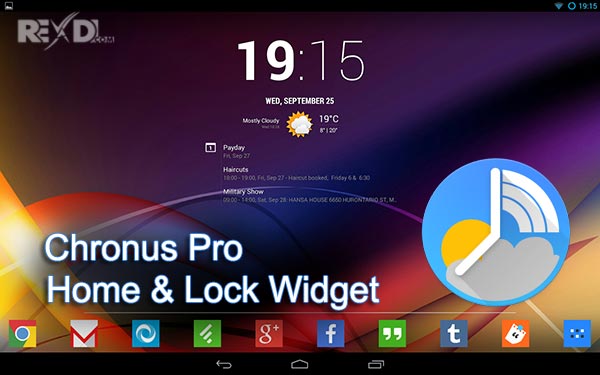 Chronus Pro – Home & Lock Widget 9.1 Apk + Mod for Android