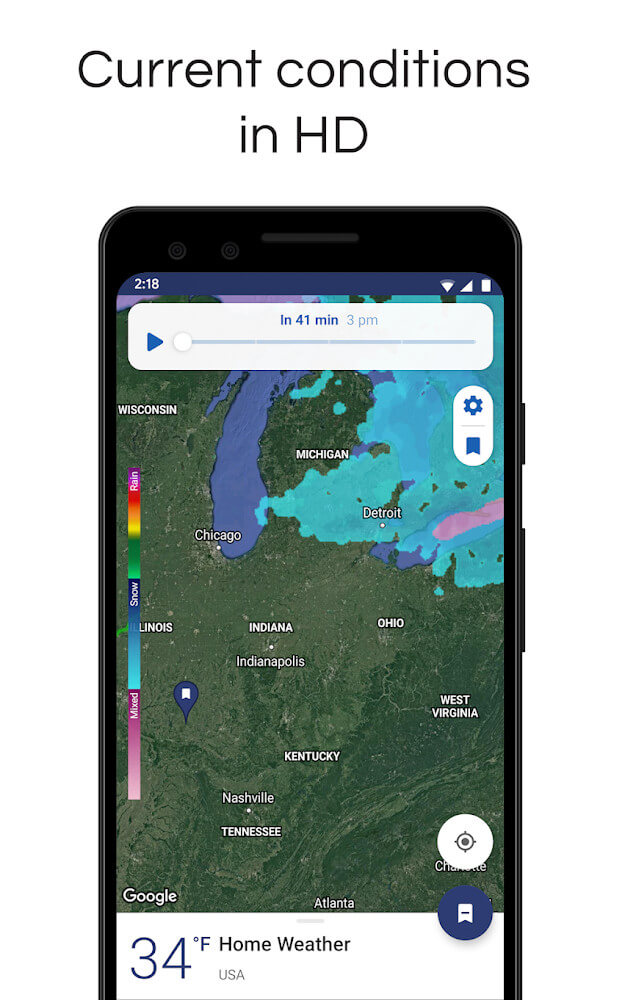 Clime: NOAA Weather Radar Live v1.72.7 MOD APK (Premium Unlocked)