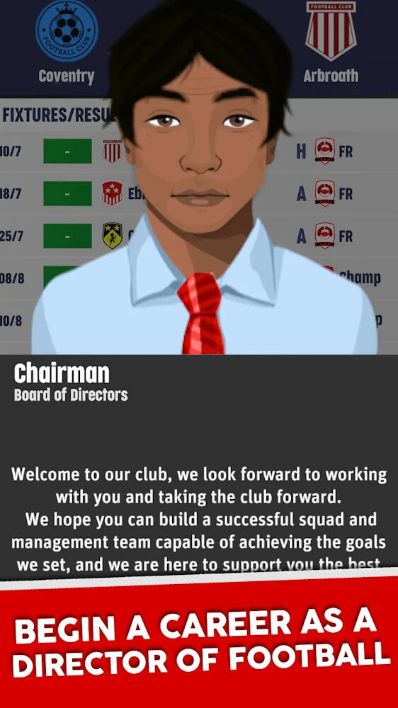 Club Soccer Director 2022 v2.0.2 MOD APK (Free Shopping)