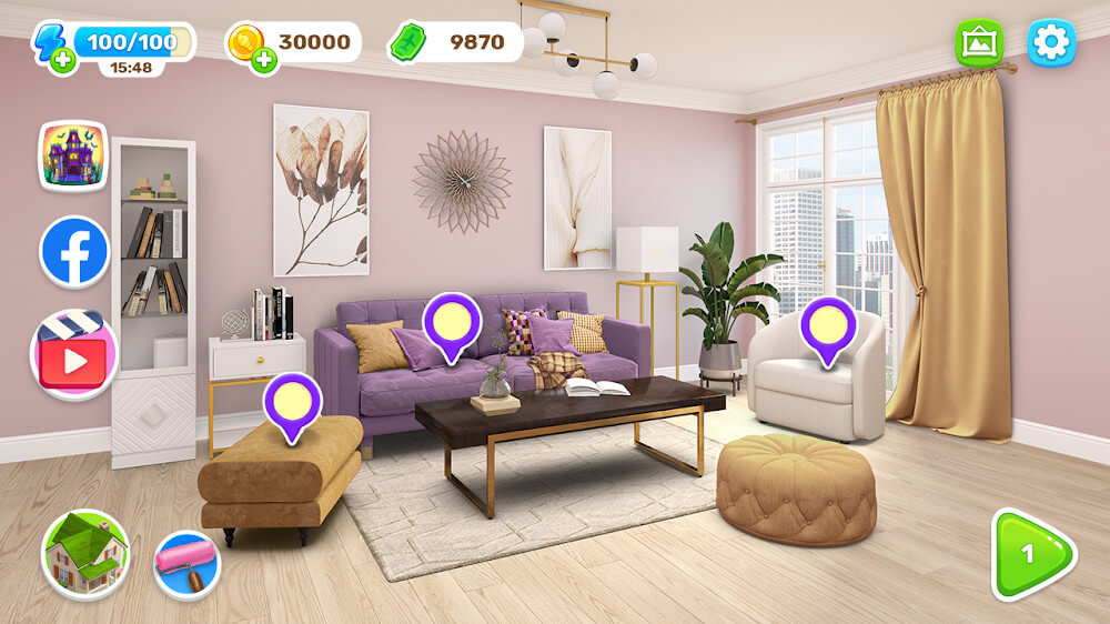 Color House - Redecor Makeover v1.28 MOD APK (Unlimited Money)