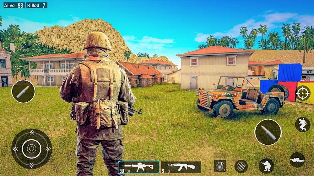 Commando Strike Shooting v7.6 MOD APK (Enemy Can't Attack)