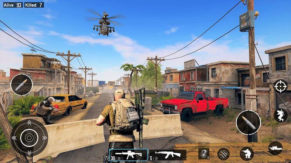 Commando Strike Shooting v7.6 MOD APK (Enemy Can't Attack)