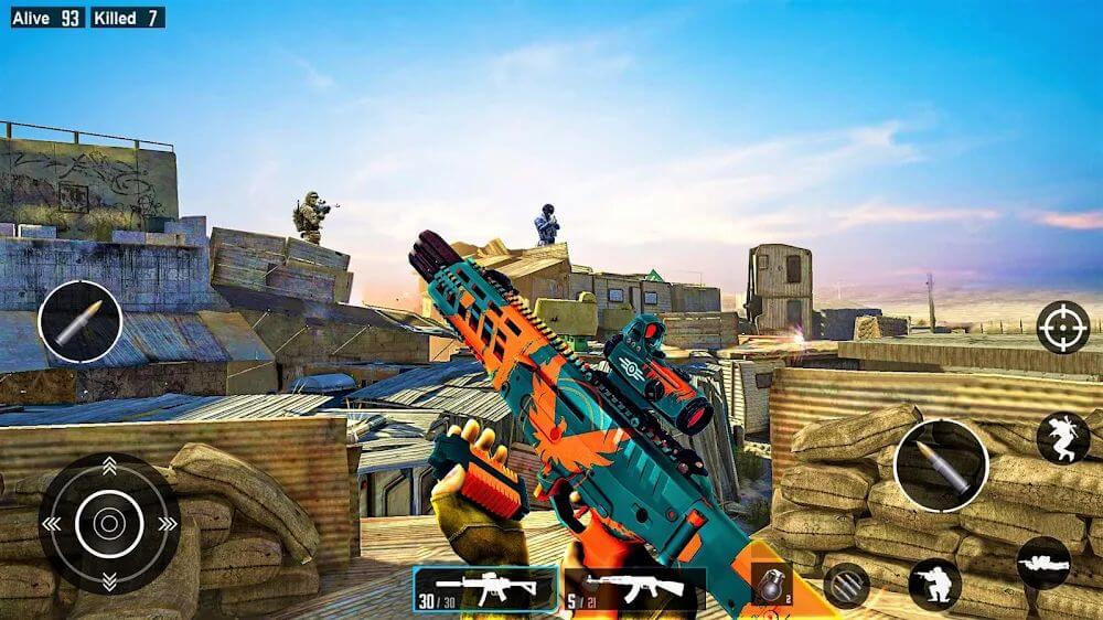 Commando Strike Shooting v7.6 MOD APK (Enemy Can't Attack)