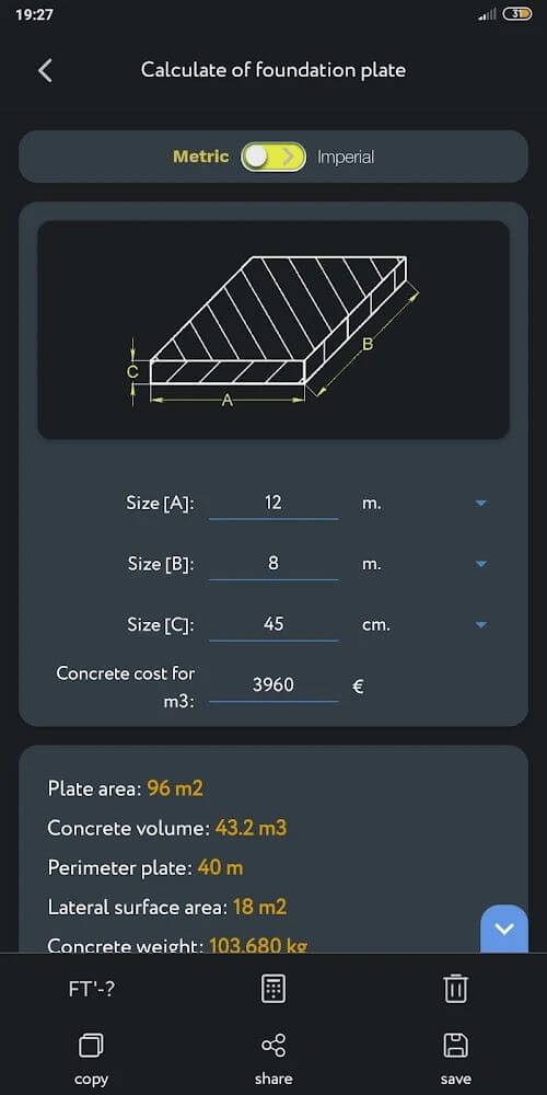 Construction Calculator v2.0.1.3 APK + MOD (Premium Unlocked)