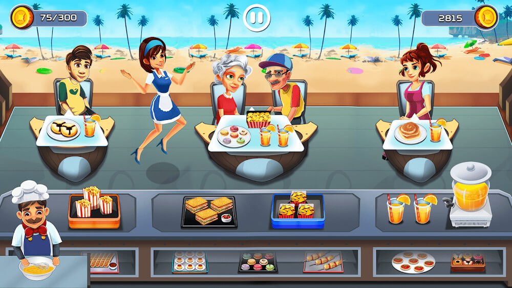 Cooking Cafe - Food Chef v8.1 MOD APK (Free Purchase)