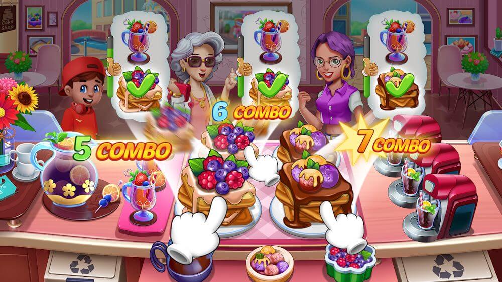 Cooking Town v1.1.6 MOD APK (Unlimited Gems, Hearts)