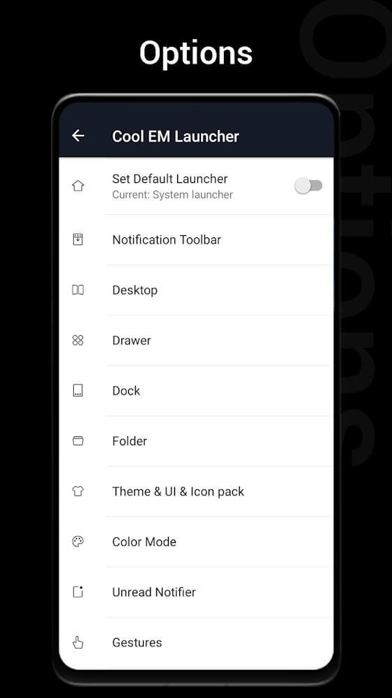 Cool EM Launcher v7.8.1 MOD APK (Prime Unlocked)