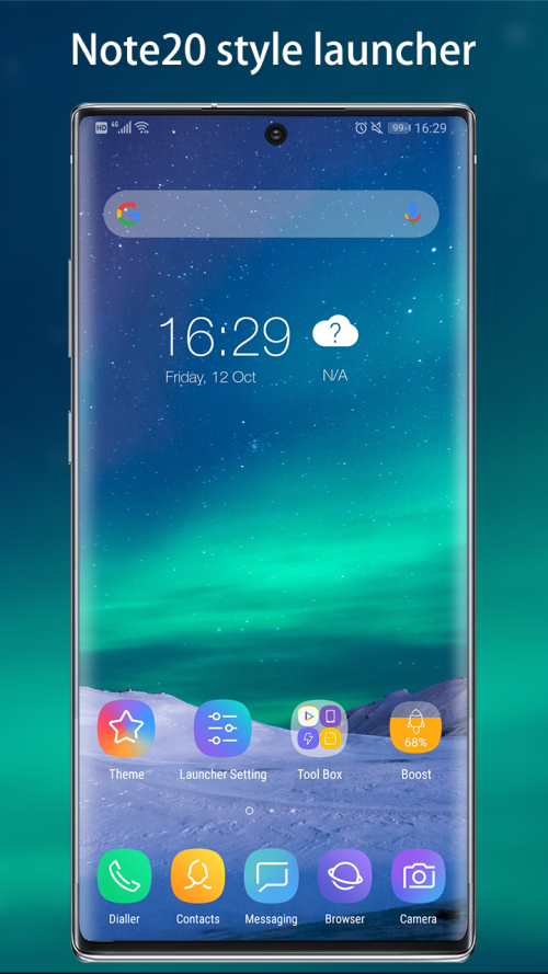 Cool Note20 Launcher v10.2 MOD APK (Premium Unlocked)