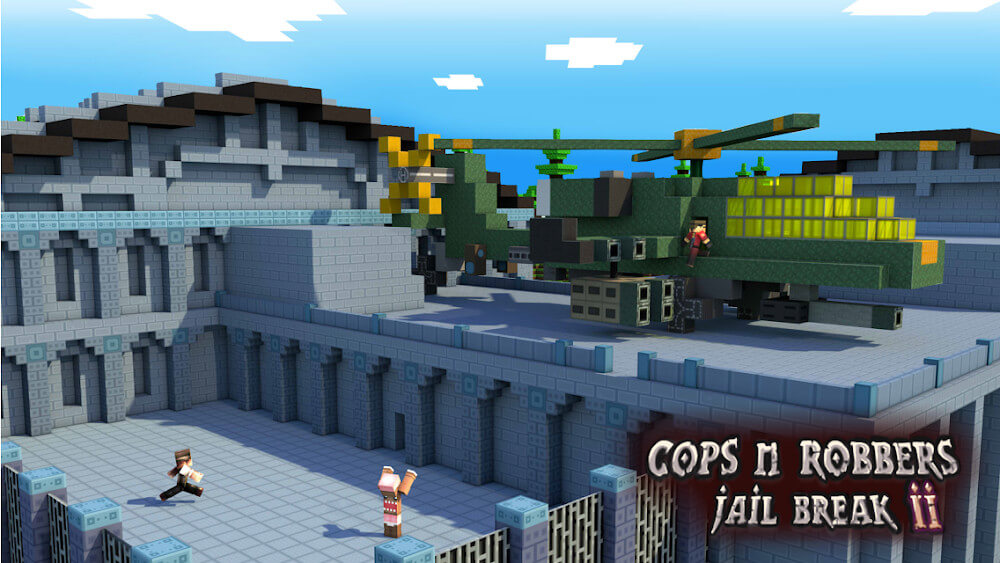 Cops N Robbers 2 v4.0 MOD APK (God Mode, One Hit, NoHunger)