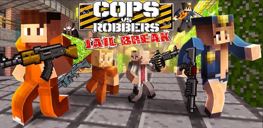 Cops Vs Robbers: Jailbreak v1.145 MOD APK (Unlimited Money, Weapon Unlocked)