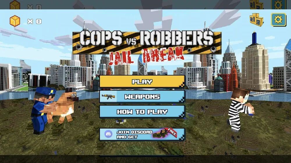 Cops Vs Robbers: Jailbreak v1.145 MOD APK (Unlimited Money, Weapon Unlocked)