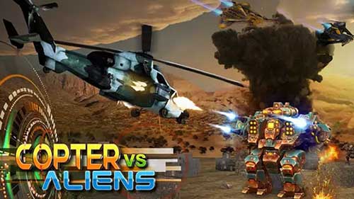 Copter vs Aliens 1.4 Apk Mod Coin Diamond Android