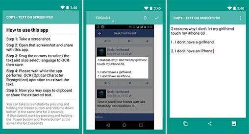 Copy Text On Screen pro 2.1.8 Apk for Android