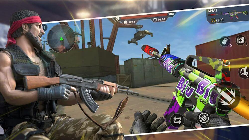 Counter Terrorist 3D v1.2.0 MOD APK (Dumb Enemy)