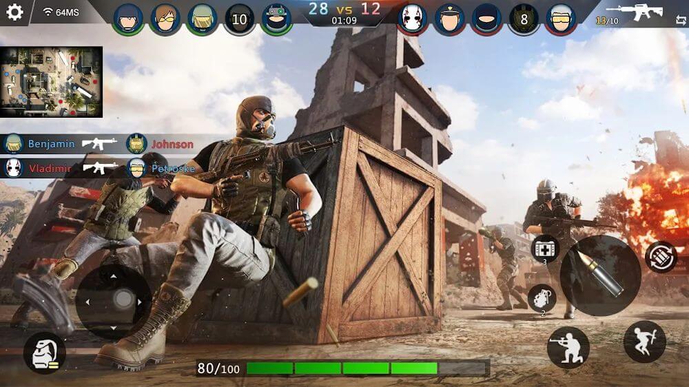 Counter Terrorist 3D v1.2.0 MOD APK (Dumb Enemy)