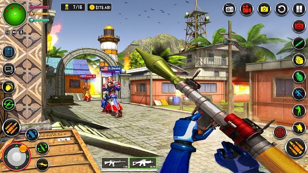 Counter terrorist robot game v1.36 MOD APK (God Mode, Dumb Enemy)