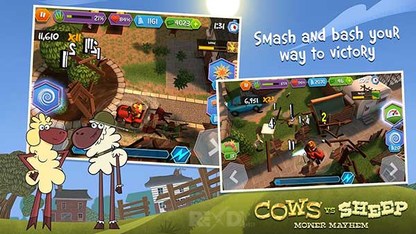 Cows Vs Sheep Mower Mayhem 13.0.603 Apk Mod + Data for Android