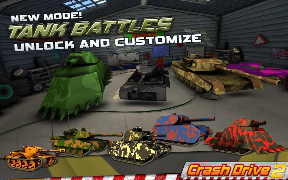 Crash Drive 2 v3.90 MOD APK (Unlimited Money, Levels, Speed)