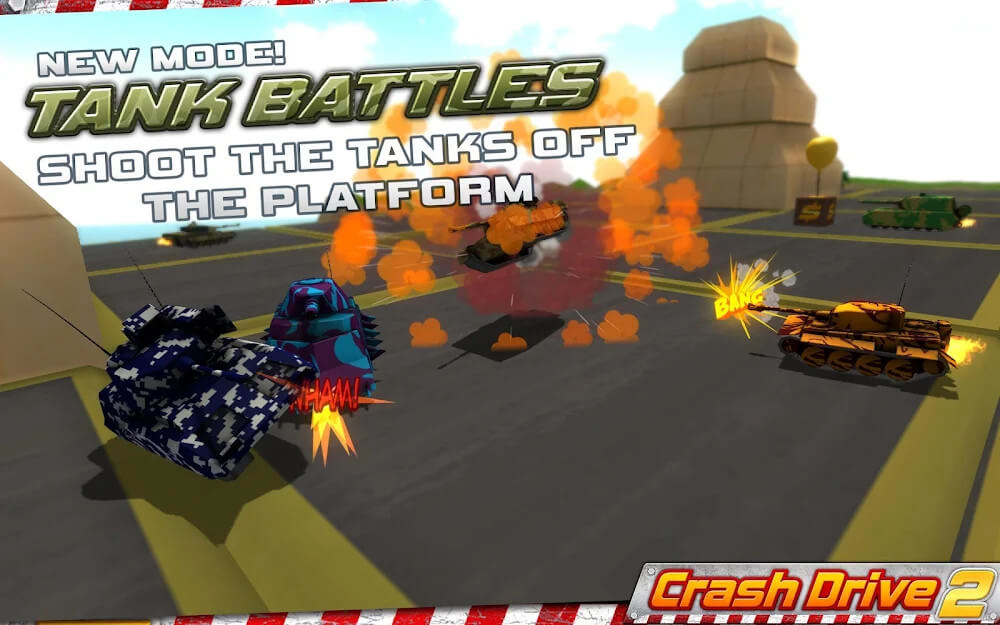 Crash Drive 2 v3.90 MOD APK (Unlimited Money, Levels, Speed)