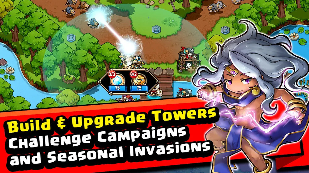 Crazy Defense Heroes v4.0.2 MOD APK (Unlimited Resources)