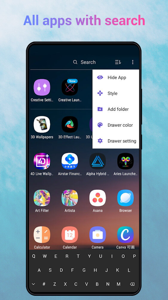 Creative Launcher v8.6 APK + MOD (Premium Unlocked)