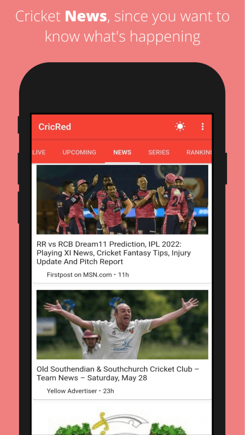 CricRed v4.0.9 MOD APK (Premium Unlocked)