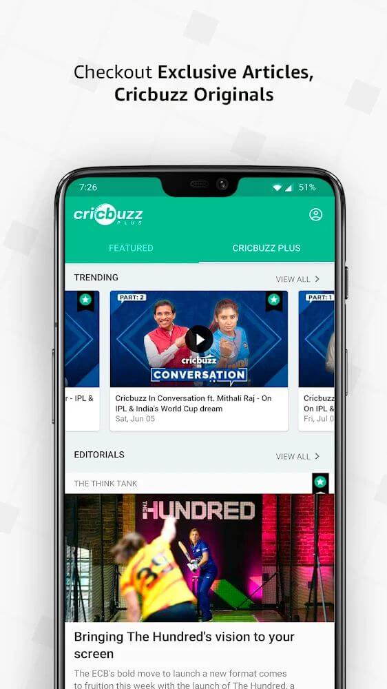 Cricbuzz v6.16.04 APK + MOD (Plus Unlocked)