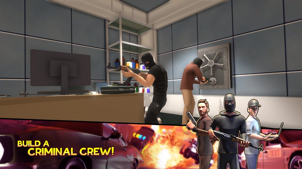 Crime Corp. v0.8.7 MOD APK (Free Reward)