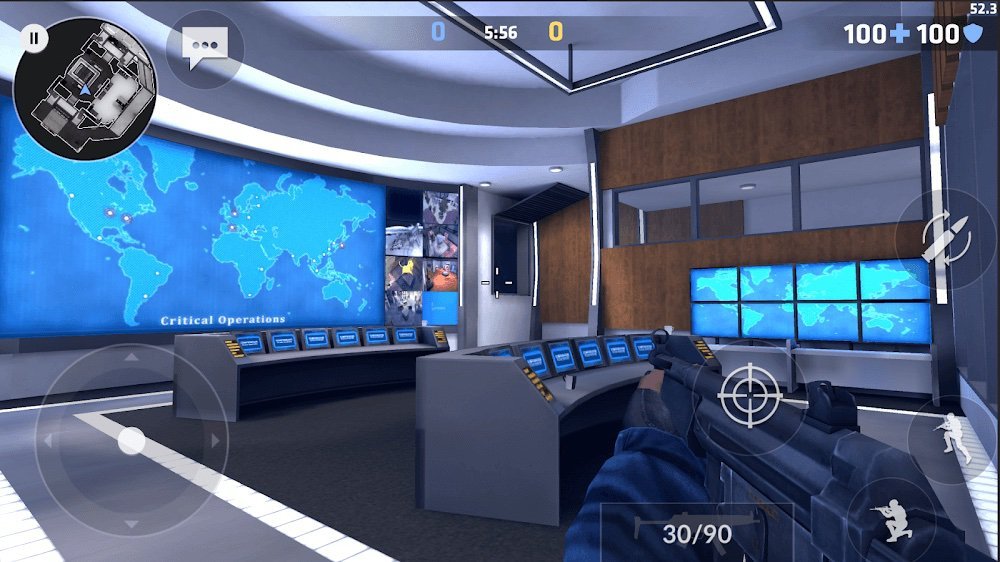 Critical Ops v1.28.0.f1596 MOD APK + OBB (Show Enemies Radar)