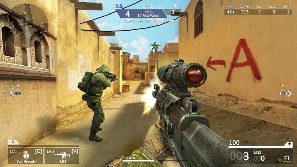 Critical Strike: Team Shooter v2.0.5 MOD APK (God Mode)