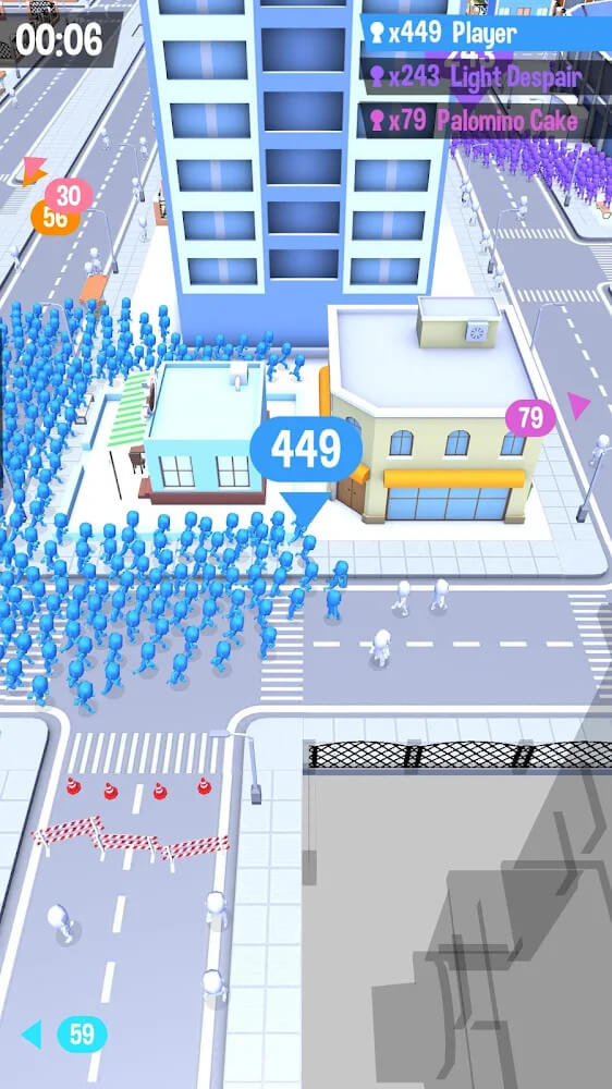 Crowd City v2.9.13 MOD APK (Menu/Always Rank 1, Time, Unlocked)