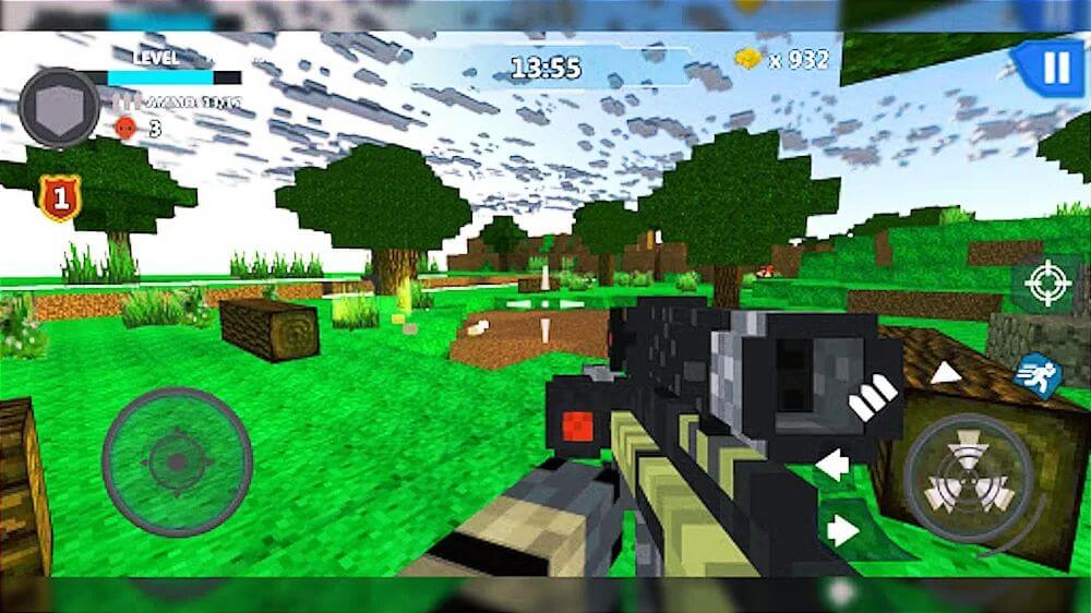 Cube Wars Battle Survival v1.80 MOD APK (Enemy Can't Attack)