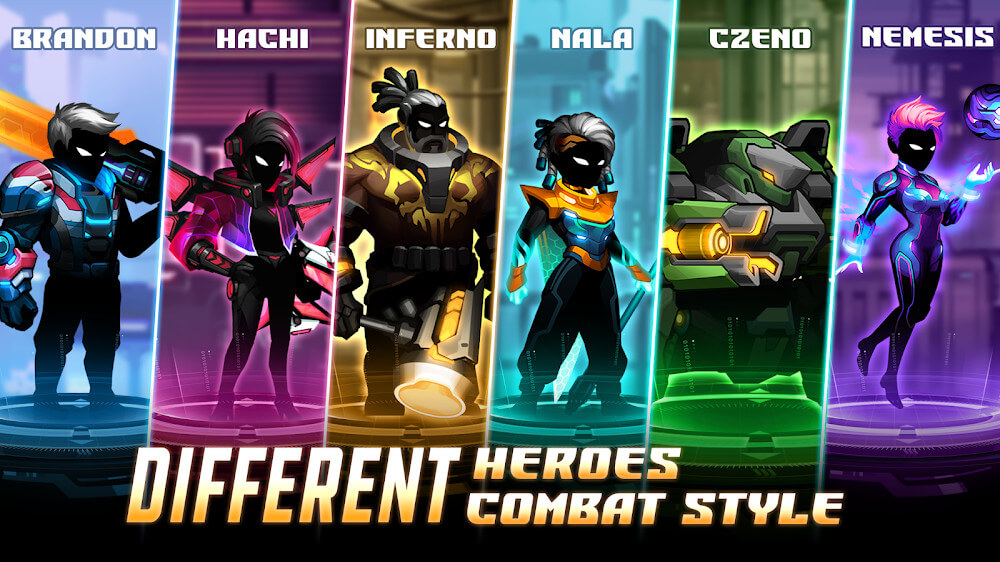 Cyber Fighters Premium v1.11.76 MOD APK (Free Purchases)