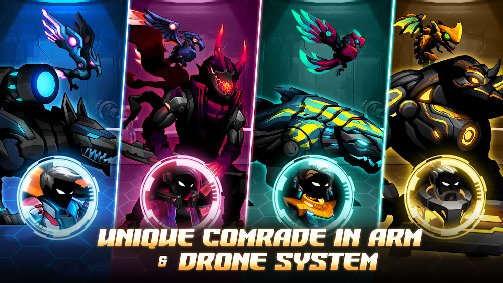 Cyber Fighters v1.12.12  APK + MOD (MENU/Gode Mode, Gold)