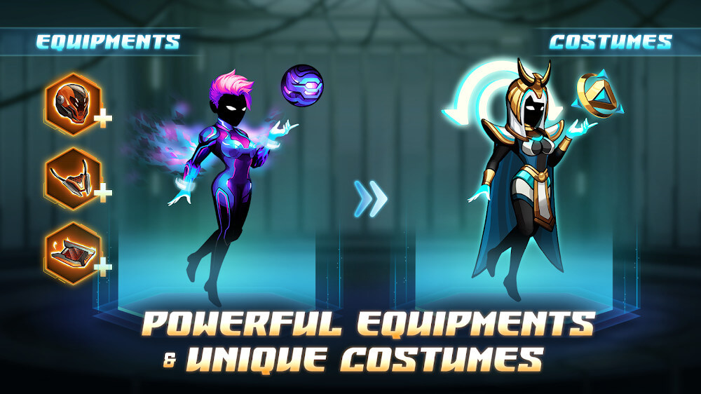 Cyber Fighters v1.12.12  APK + MOD (MENU/Gode Mode, Gold)