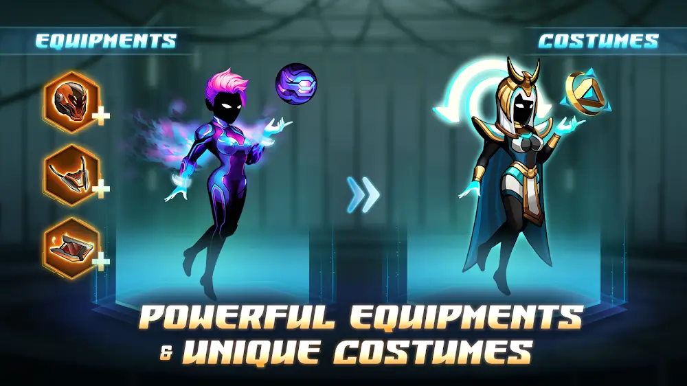 Cyber Fighters v1.12.12 MOD APK (One Hit, God Mode, Money)