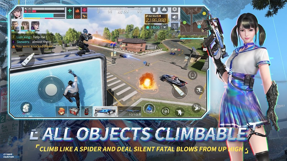 Cyber Hunter v0.100.485 MOD APK + OBB (Mega Menu)