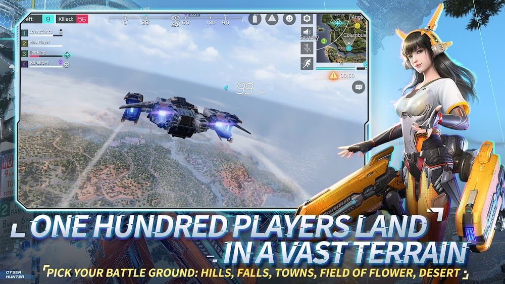 Cyber Hunter v0.100.485 MOD APK + OBB (Mega Menu)