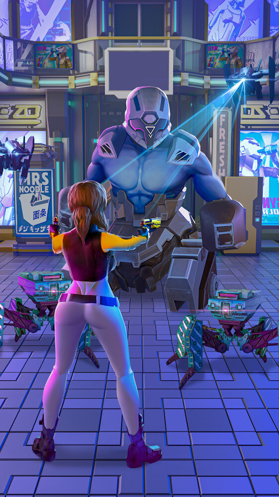 Cyberpunk Hero v1.3.0 MOD APK (Unlimited Coins, Damage, God Mode)